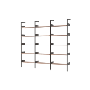 &Tradition Rhomb IF1 &IF4 & IF4 Configuration d'étagères F Noyer laqué