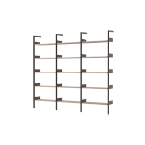 &Tradition Rhomb IF1 &IF4 & IF4 Configuration D'étagères F Noyer Laqué