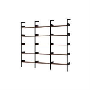 &Tradition Rhomb IF1 &IF4 & IF4 Configuration D'étagères F Noyer Laqué