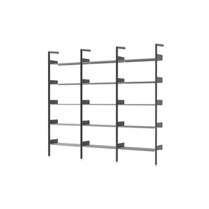 &Tradition Rombe IF1 &IF4 & IF4 Configuration D'étagères F Noyer laqué/Anthracite
