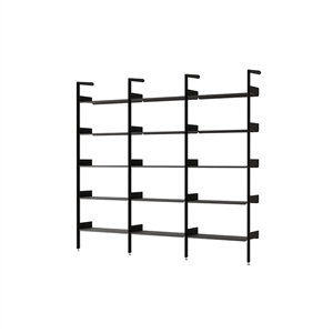 &Tradition Rombe IF1 &IF4 & IF4 Configuration D'étagères F Noyer laqué/Anthracite