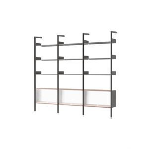&Tradition Rombe IF3 &IF6 & IF6 Étagère Configuration K Noyer laqué/Anthracite