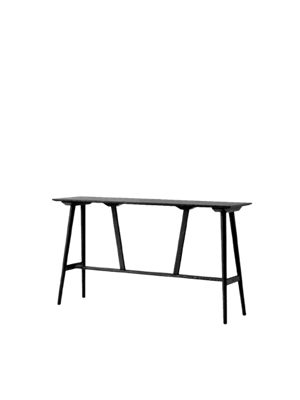 Table de Bar &Tradition In Between SK27 L190 Chêne Laqué Noir