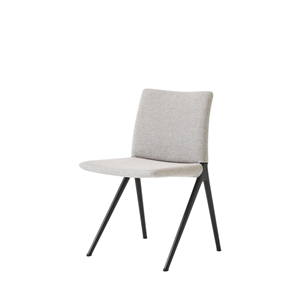 Chaise de Salle à Manger &Tradition Kape IF7 Noir chaud/Argile 003