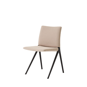 Chaise de Salle à Manger &Tradition Kape IF7 Noir chaud/Grain 61252