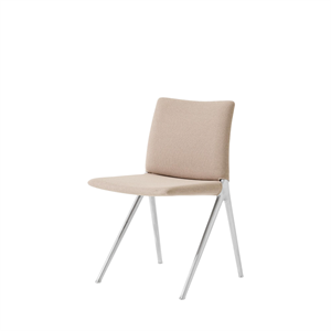 Chaise de Salle à Manger &Tradition Kape IF7 en Aluminium Poli/ Grain 61252