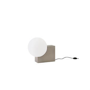 Lampadaire &Tradition Journey SHY4 Acier Brossé /Opale