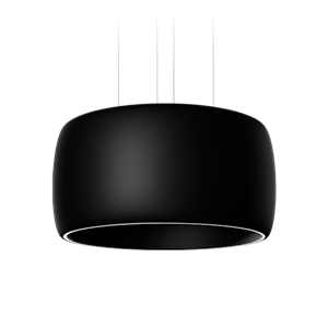 Suspension Black Hole d'Intra Lighting avec Système Audio Ø84 Noir