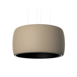 Suspension Intra Lighting Black Hole avec Système Audio Ø84 Crème Beige