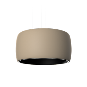 Suspension Intra Lighting Black Hole avec système audio Ø84 Crème Beige