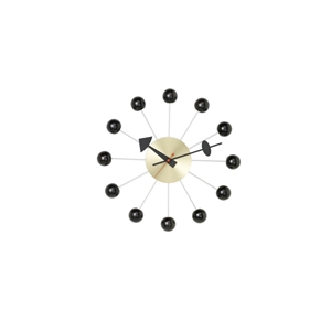 Vitra Ball Clock Wall Noir/ Laiton