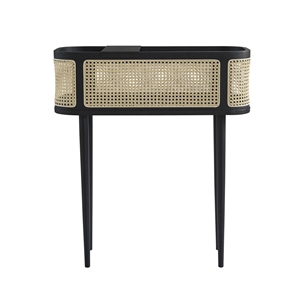 101 Copenhagen Table Console de Bar Hako Noir Brûlé