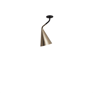 Plafonnier TOOY Gordon 561.71 Noir/Brossé Laiton