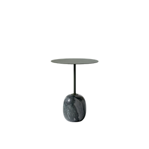 Table basse &Tradition Lato LN8 en marbre vert foncé/Verde Grigio