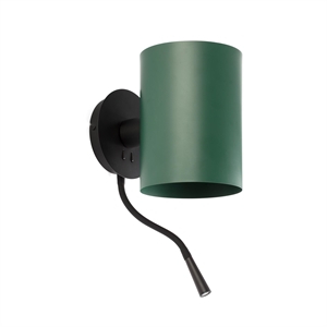 Faro GUADALUPE Applique Murale Orientable Noir/ Vert