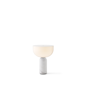 New Works Kizu Lampe à Poser Portable Marbre Blanc