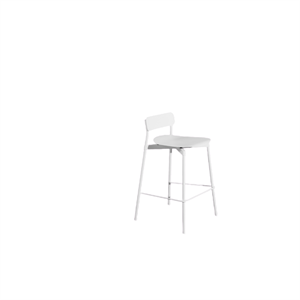 Petite Friture FROMME Tabouret de Bar H65 Blanc