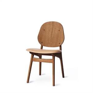 Warm Nordic Noble Chaise de Table à Manger Teck Chêne/Soavé
