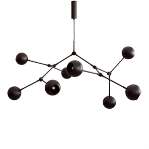 101 Copenhagen Drop Globe Lustre Noir Noir