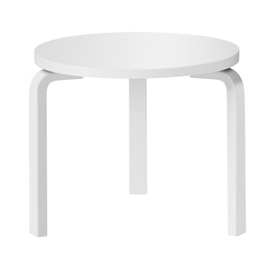 Artek Table 90D Blanc Laqué Bouleau/ Stratifié Blanc