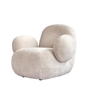 101 Copenhagen Toe Fauteuil avec Accoudoir Sandshell/Peau de Mouton