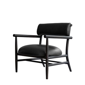 Fauteuil Nama 101 Copenhagen en Cuir Aniline/ Noir