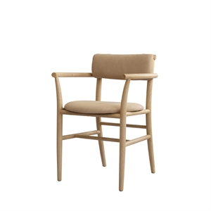 Chaise de Salle à Manger Nama avec Accoudoirs en Nubuck 101 Copenhagen