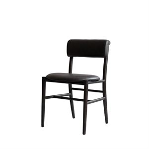 Chaise de Salle à Manger Nama de 101 Copenhagen, Cuir Noir Café/noir Aniline
