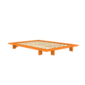 Karup Design Japan Cadre de Lit 140x200 Orange Solaire