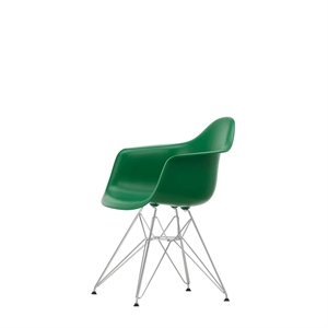 Vitra Eames Plastic DAR Dining Chair RE Émeraude/ Chrome