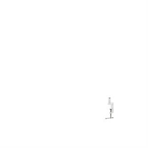 Pince Stilnovo Torino pour Lampe de Table/ Applique Murale Blanc