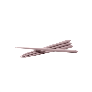 Bougies STOFF Nagel d'Ester & Erik, Paquet de 6, Rose Tendre