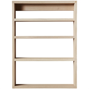 Andersen Furniture Etagère A-Podium 70x10x52 Chêne Laqué Blanc