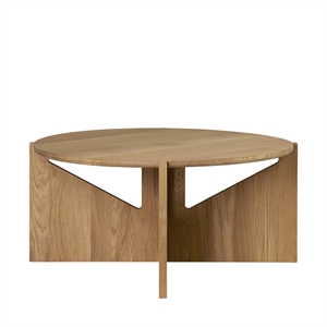 Kristina Dam Studio Table Basse Simple XL Chêne Laqué Chaud