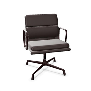 Fauteuil de Bureau Vitra Soft Pad EA 207, Prune/bordeaux Foncé
