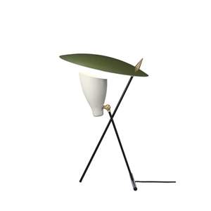 Warm Nordic Silhouette Lampe à Poser Vert/ Blanc Chaud