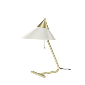 Warm Nordic Brass Top Lampe à Poser Blanc Chaud