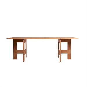 Table à Manger à Tréteaux Frama Farmhouse L220 en Chêne Naturel
