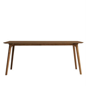 Table à manger de salon Ro Collection 180x90 en chêne fumé