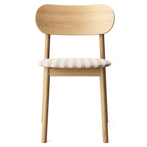 Chaise de Salle à Manger Decotique Elephant en Chêne Naturel/ruban Doux