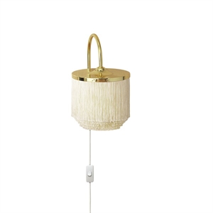 Warm Nordic Fringe Applique Murale Blanc Crème