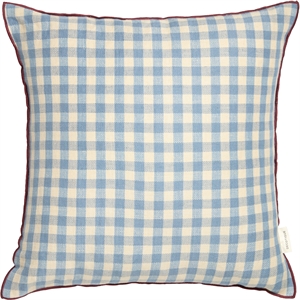 Decotique Outline Check Coussin 50x50 Bleu