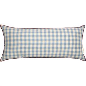 Decotique Outline Check Coussin 30x70 Bleu