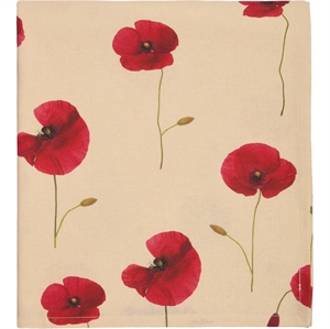 Decotique Vallmo Nappe 140x240 cm Beige/Rouge