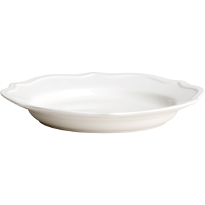 Decotique Violette Plat de service 20 cm Blanc