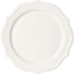 Decotique Violette Assiette 28 cm Blanc