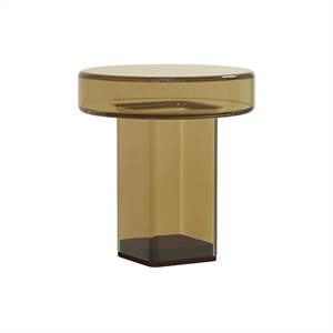 NORR11 Table D'appoint Naked H49 Ambre/ Verre