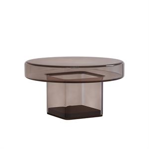 NORR11 Table Basse Naked H30 Fumé/Verre