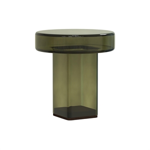 NORR11 Table D'appoint Naked H49 Vert bouteille/Verre