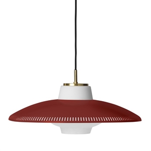 Warm Nordic Opal Shade Suspension Rouge Foncé